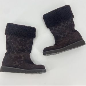 coach waterproof boots